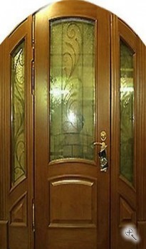 Входна арочная дверь из массива ВДА-94 - купить от производителя Мосдвери Входна арочная дверь из массива ВДА-94
